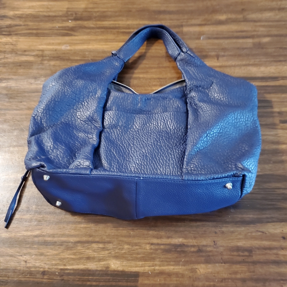 Vince Camuto Convertible Lamb Leather Pleated Tote - Steph - Picture 6 of 10